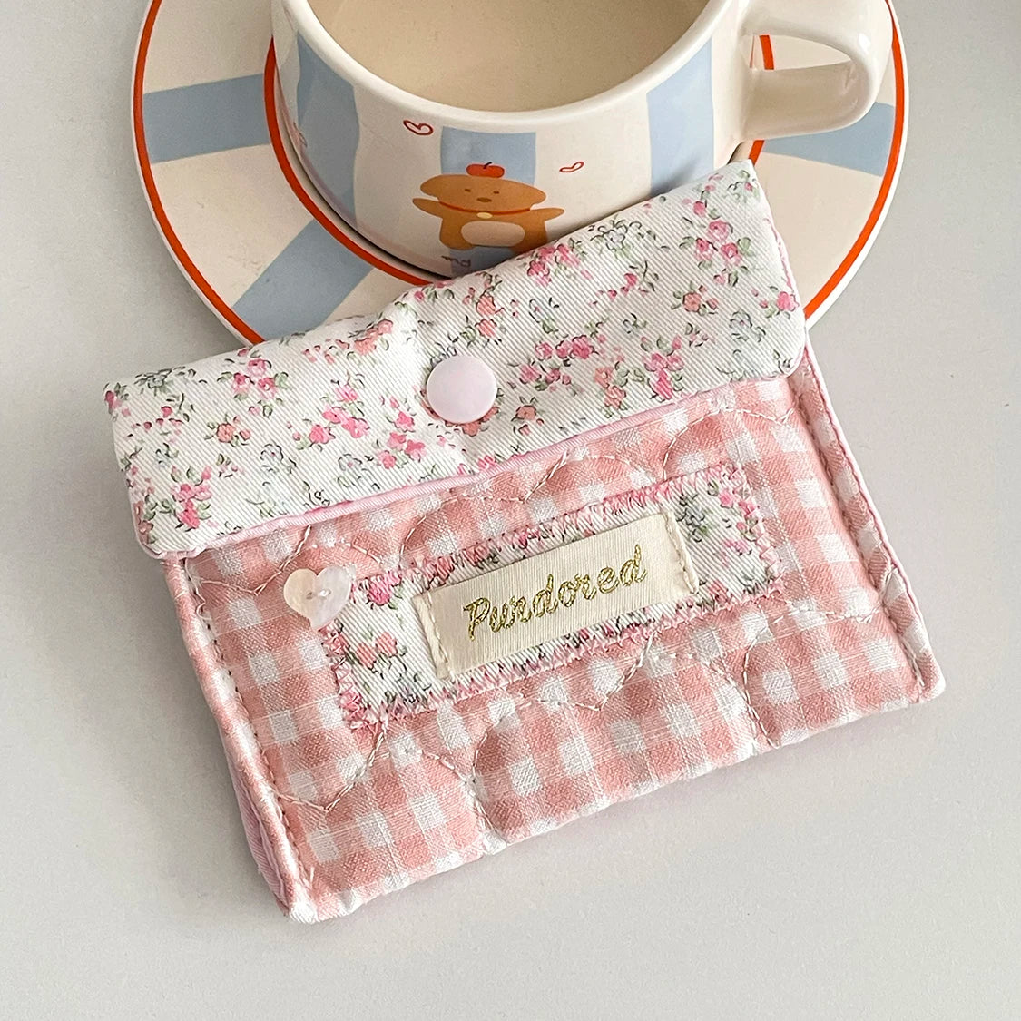 Cyflymder  Fashion Women Cartoon Makeup Bag Pink Buckle Coins Lipsticks Cosmetic Storage Pouch Portable Mini Make Up For Gift2025 NEW