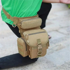 Cyflymder  Practical Camouflage Shoulder Crossbody Bags Outdoor Sports Multifunctional Men Leg Bag Accessories Travel Fishing Tackle