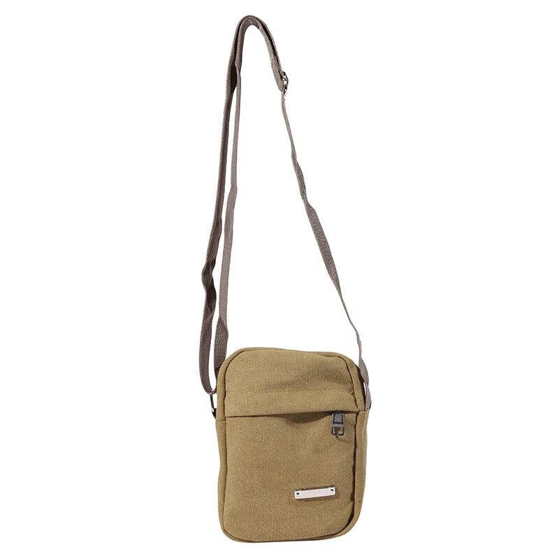 Cyflymder Men's Fashion Canvas Small Bag Casual Men Mini Handbags Male Cross Body Shoulder Messenger Bags For Men