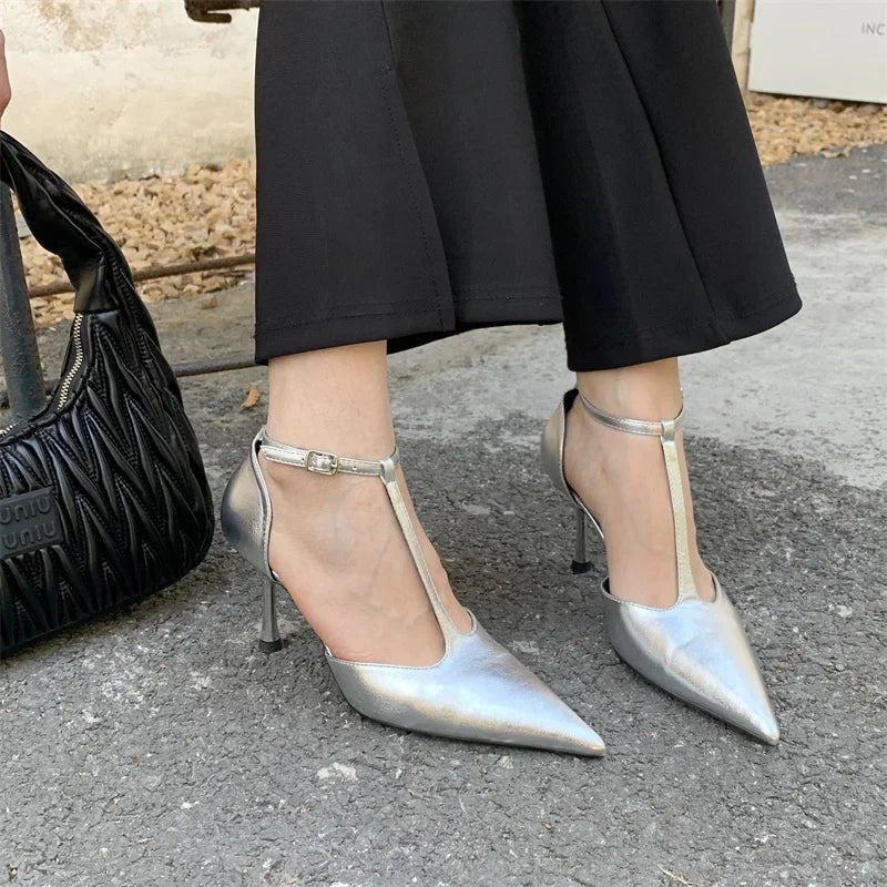 Cyflymder  Spring Autumn Brand Women Pumps Shoes Fashion Pointed Toe Ladies Elegant Hollow Out Sandals Fashion women shoes
