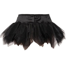 Cyflymder  Women Layered Tutu Skirt Adult Pleated Puffy Mini Skirts Plus Size Burlesque Carnival Party Clubwear Corset Costumes Accessories