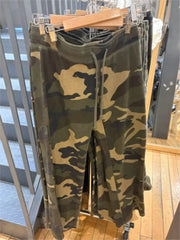 Cyflymder  Camouflage Drawstring Joggers Sweatpants Women Streetwear Casual High Waist Wide Leg Pants Vintage Preppy Style Loose Trousers