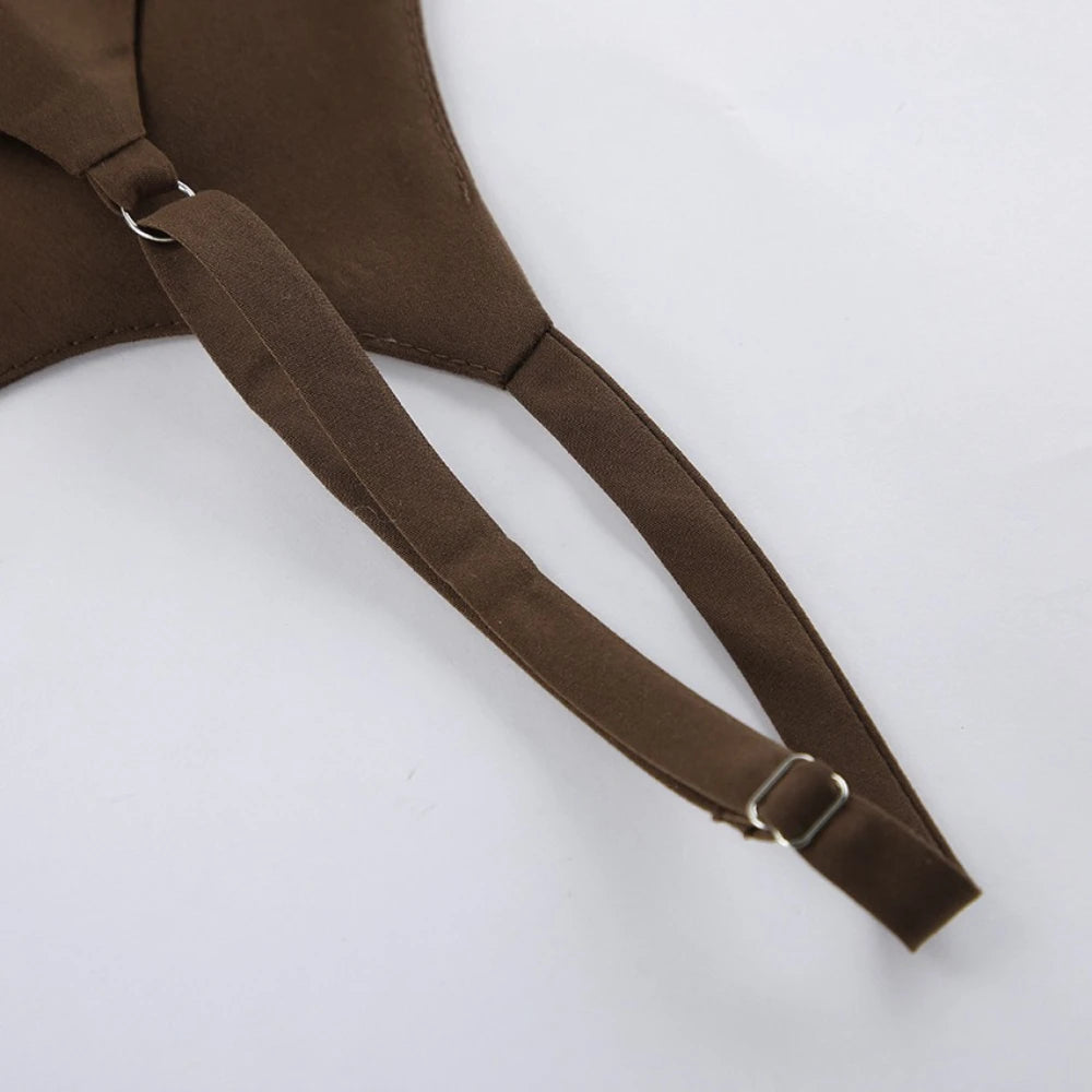 Cyflymder  Sexy Vintage Suspender Dress for Women Square Collar Sleeveless Tunic Temperament Long Dresses Female Summer Style