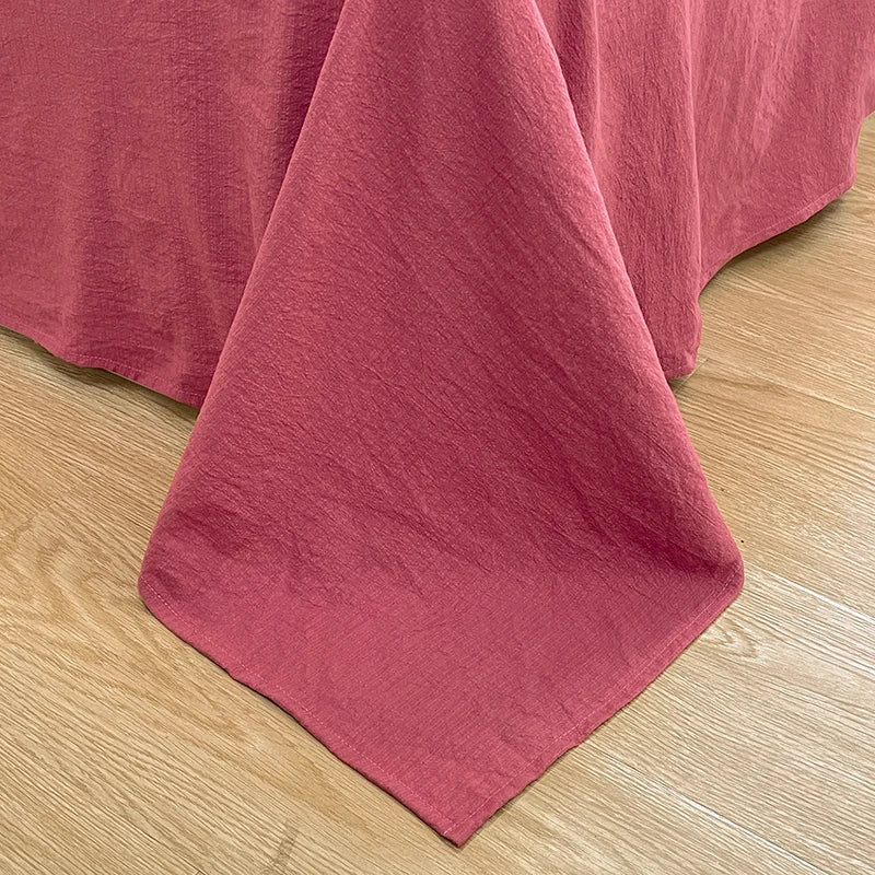 Cyflymder  INS Korean Style2025 New Yungan Cotton Wrinkled Double-layer Yarn Lace Bedding Sets