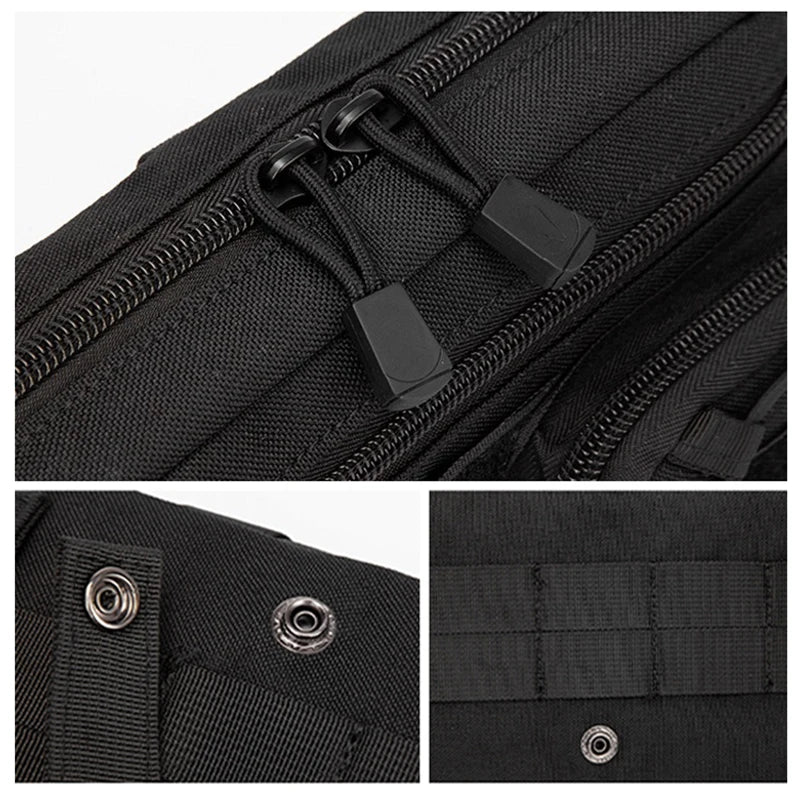 Cyflymder  Men Waist Belt Bag Fanny Pack Molle Accessories  Mobile Bag For Multifunctional Climb Camping Male Tool Gear Hip Bag Waist Pouch