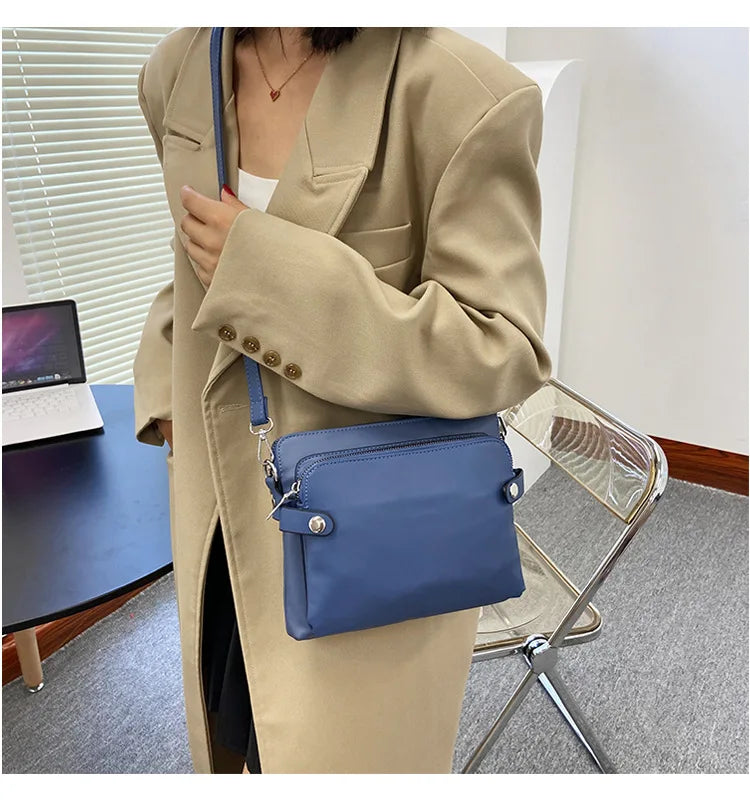 Cyflymder  Vintage pu leather women shoulder bag Multiple pockets female crossbody bag Casual Messenger bag big handbag phone wallet bolsa