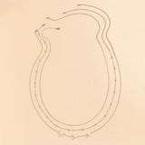 Cyflymder Sexy and Minimalist Imitation Pearl Chain Metal Waist Chain Mixed and Stacked Fashion Girl Beaded Woven Body Chain Belly Chain Jewelry