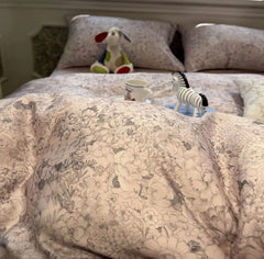 Cyflymder  Romantic french pastoral flower bedding set 1.5 1.8 2.0 double,full queen king floral home textile sheet pillow case quilt cover