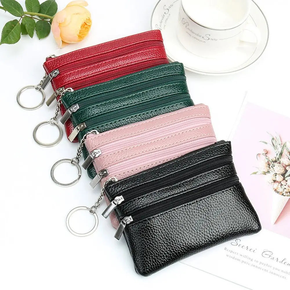 Cyflymder Fashion Women Wallet Clutch Three Zip Female Short Small Coin Purse New Brand Design Soft Mini Card Holder Wallet Money Bag