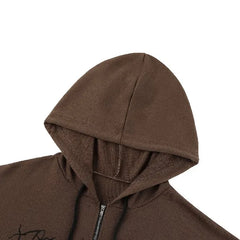 Cyflymder  plus Size Y2K Hoodie Zip up Sweatirt Women's Printing Jaet Casual Comfortable Polyester Cotton Long Sve Sweatirt