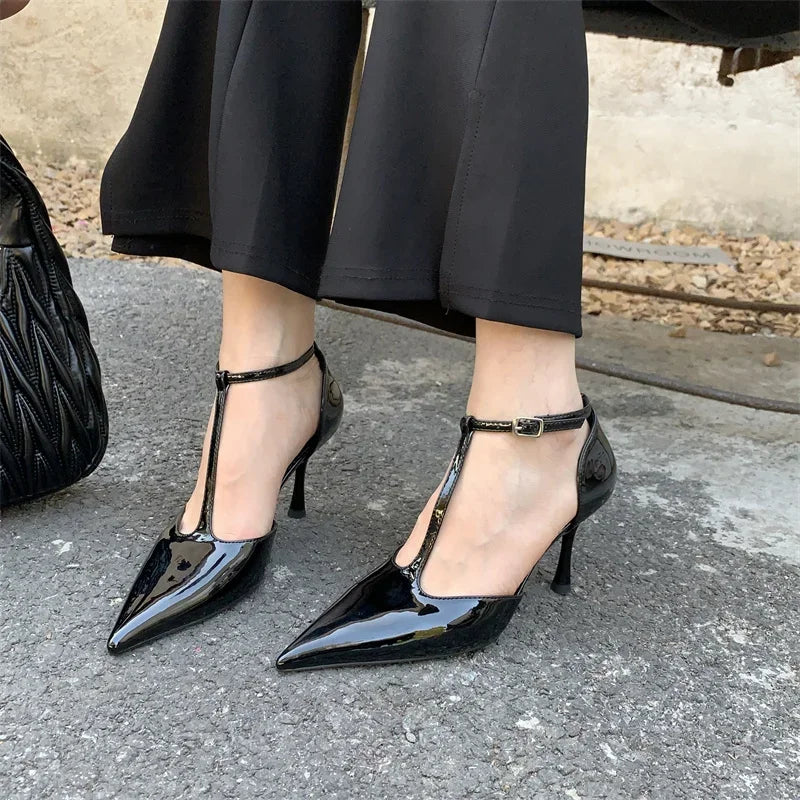 Cyflymder  Spring Autumn Brand Women Pumps Shoes Fashion Pointed Toe Ladies Elegant Hollow Out Sandals Fashion women shoes