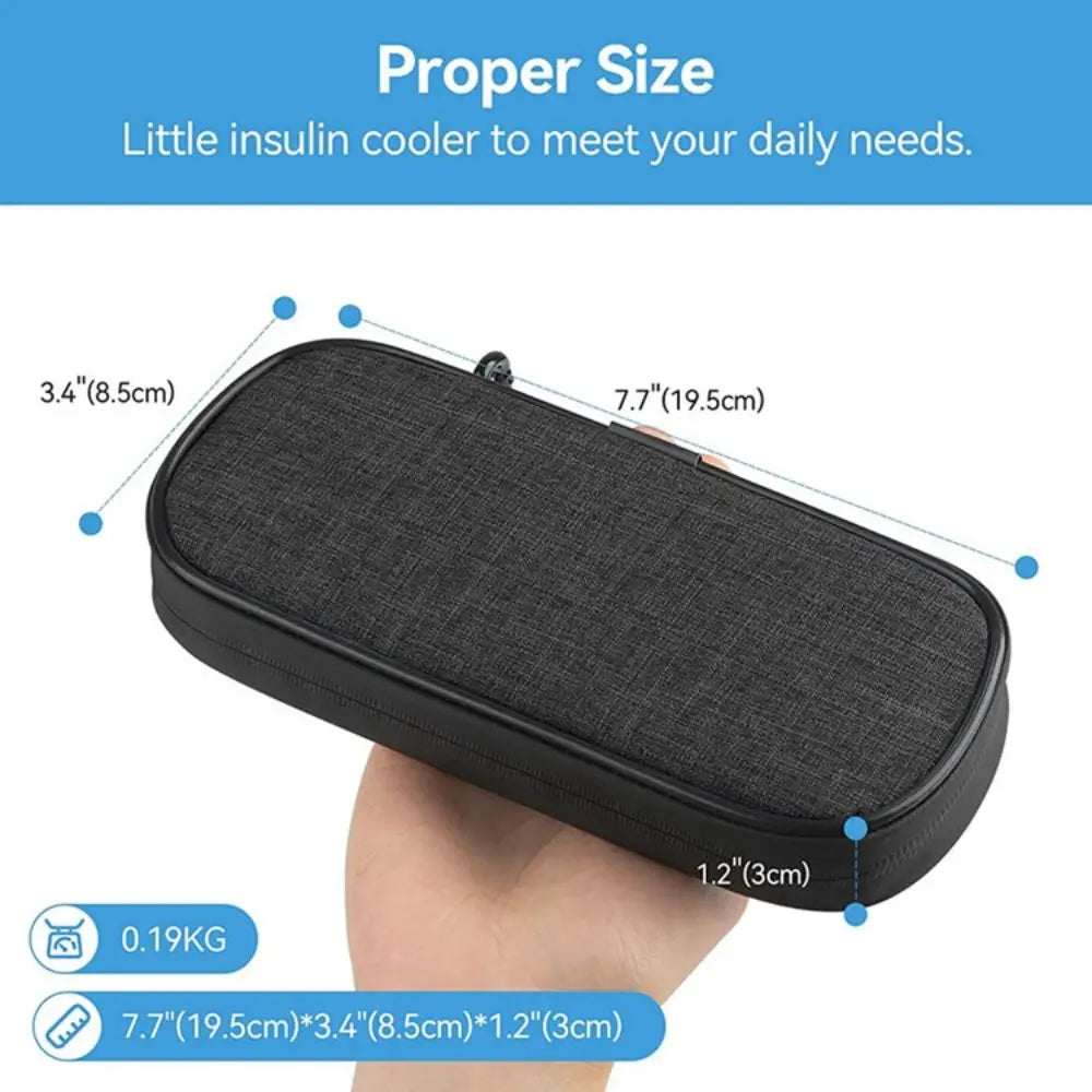 Cyflymder  EVA Insulin Cooling Bag Simple Thermal Insulated Waterproof Pocket Pill Protector Insulin Cooler Diabetics