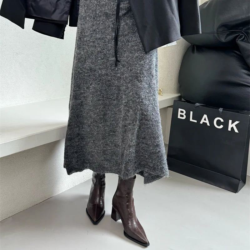 Cyflymder  High Heel Pointed Toe Women Ankle Boots Ladies Elegant Slim Short Booties Autumn Winter Womem's Shoes
