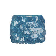 Cyflymder  Summer New Sequined Hip Skirt Party Skirt