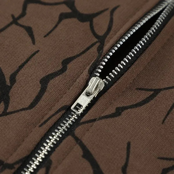 Cyflymder  plus Size Y2K Hoodie Zip up Sweatirt Women's Printing Jaet Casual Comfortable Polyester Cotton Long Sve Sweatirt