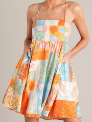 Cyflymder  Women s Boho Floral Print Spaghetti Strap Maxi Dress with Open Back and Ruffle Hem for Summer Beach Vacation