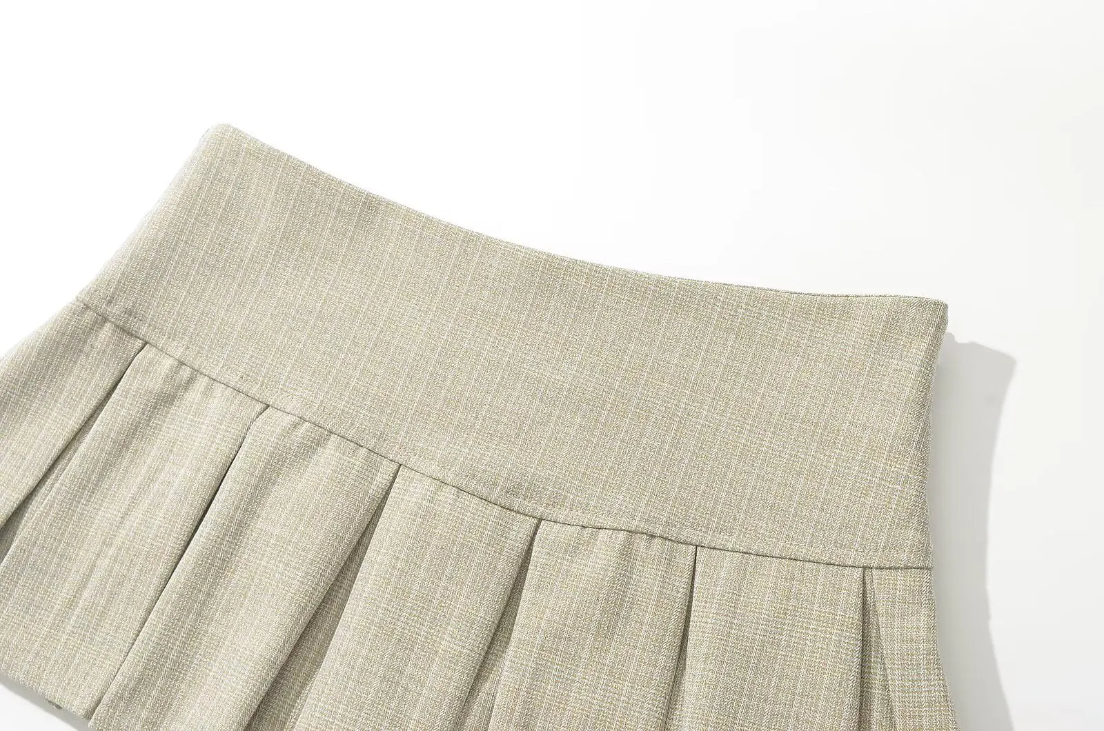 Cyflymder American Retro Pleated Mini Skirt Women Sexy Low Waist Summer Skirts Cool Girl Y2K saia