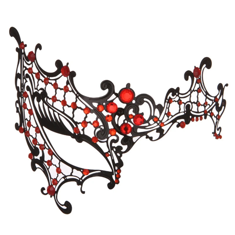 Cyflymder  Sexy Lace Mask Women Eye Masquerade Halloween Party Masks Masked Ball Cosplay Masque Venetian Costumes Carnival Half Face
