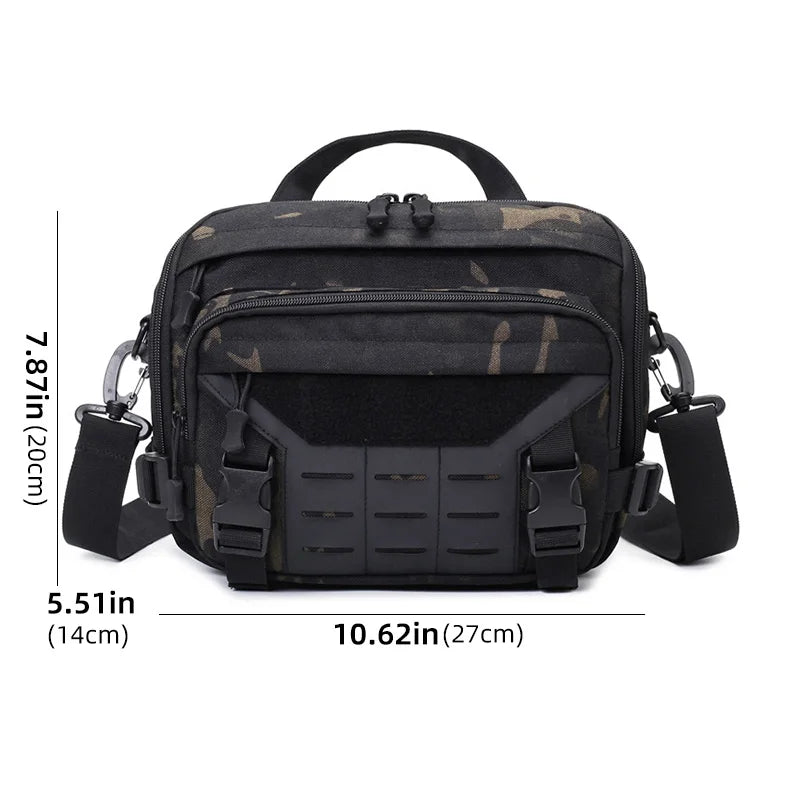 Cyflymder  Tactical Climbing Bag Molle Large Messenger Outdoor Travel Sports Commuting Camping Shoulder Crossbody Bags Weekend Trip Handbag