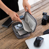 Cyflymder Portable Cable Digital Storage Bags Organizer USB Gadgets Wires Charger Power Battery Zipper Cosmetic Bag Case Accessories Item