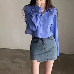 Cyflymder Summer Solid Color Lapel Back Tie Casual Fashion Chiffon Long Sleeve Sunscreen Cardigan Shirt