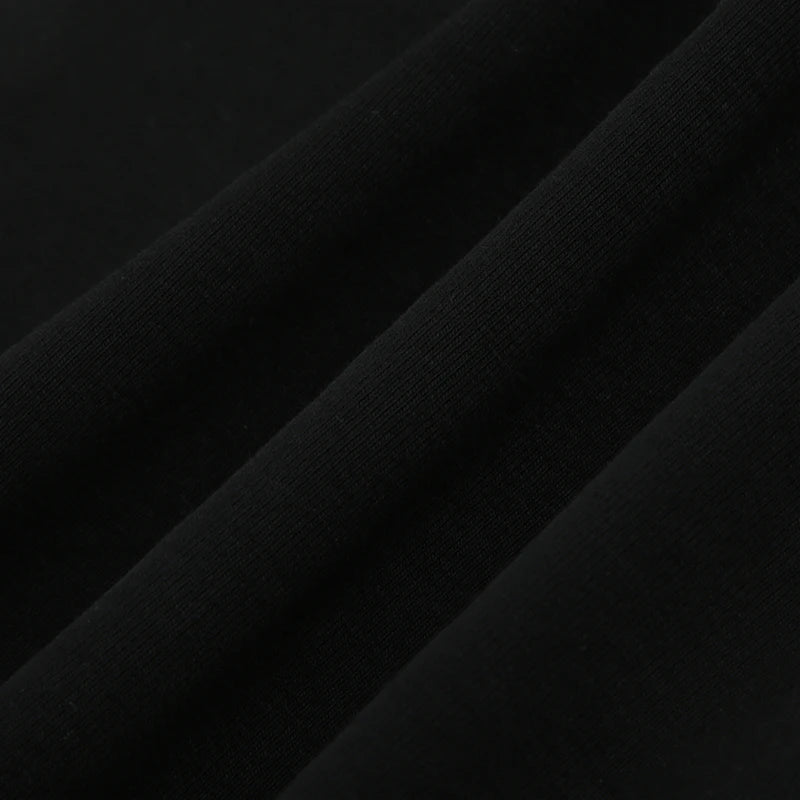 Cyflymder  Zipper Pockets Button-up Cargo Top Black Vintage Slimming Short Sleeve T-shirts Chic Elegant Streetwear Sexy Clothing