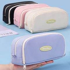 Cyflymder  Double Layers Pencil Case School Supplies Pencil Pouch Large Capacity Pen Case Cute Stationery Estuche Escolar Pencil Cases