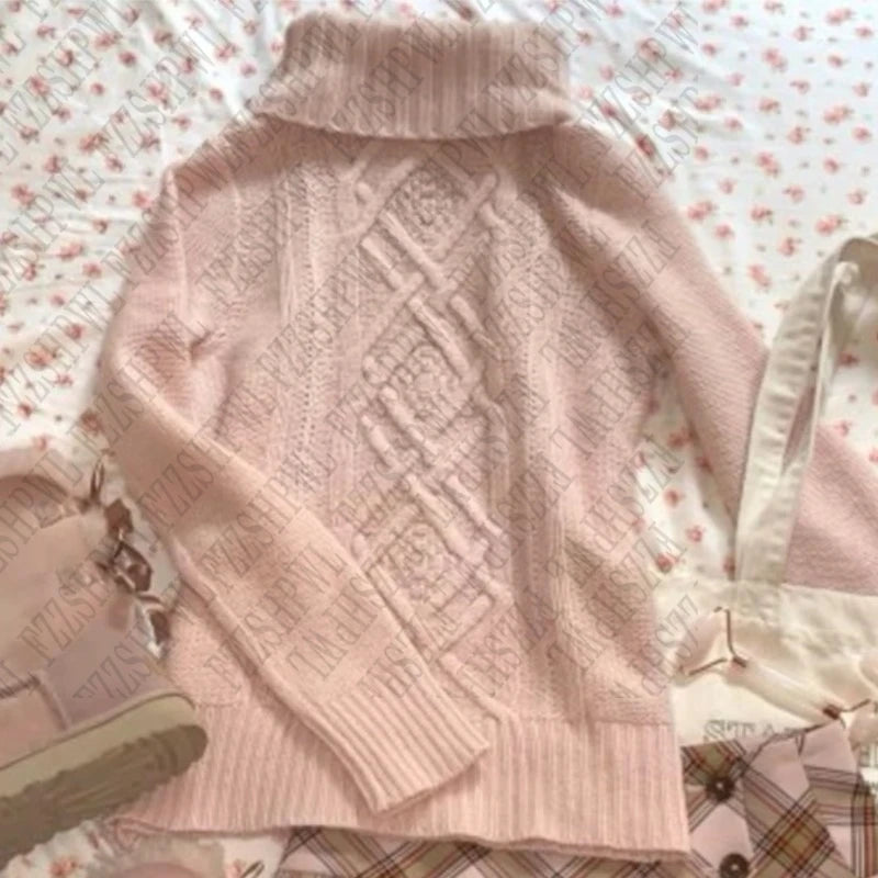 Cyflymder  Daily Slim Knit Sweater Cute Knitwear Woman Clothing Tide Casual Vintage Y2K Long Sleeve Lovely Pullover Aesthetic emo Hot Tops