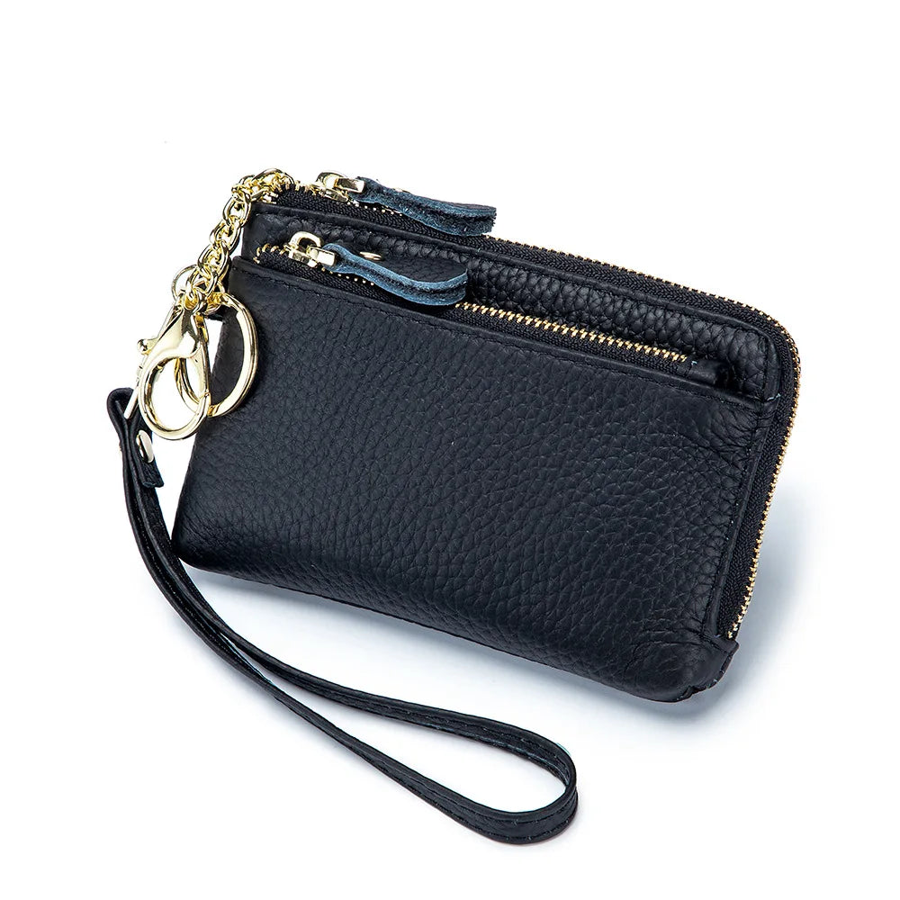 Cyflymder  Leather Coin Purse Handheld mat Multi-Functional Storage Bag New Sle Busin OL ort Wallet for Youth ex