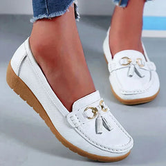 Cyflymder  Sneakers Woman Casual White Slip On Loafers Soft Low Shoes for Women Heels Sports Tennis Woman Casual Sneaker Female Footwear