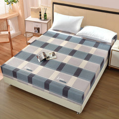 Cyflymder Bed Mattress Fitted sheet King Queen Size sheet  All-around Elastic Rubber Band Non-slip Dustproof Bed Sheet No pillowcase