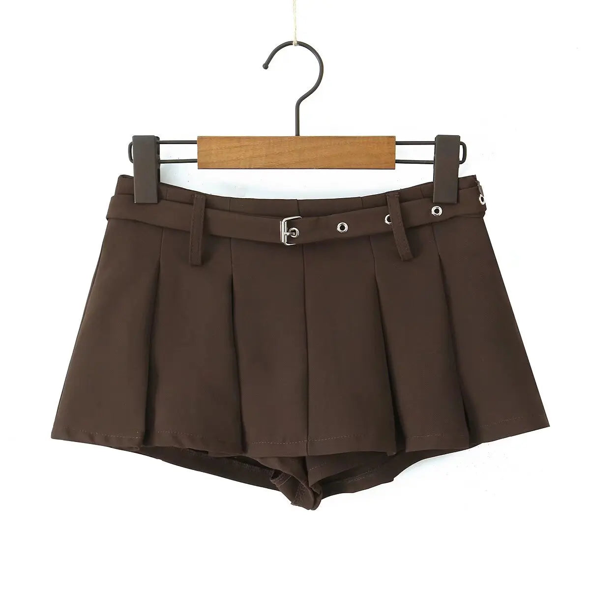 Cyflymder  Retro American Hot Girl Slim Fit Strapl Cinched Waist  A-Line Skirt SetWith Se Inner ortigh Waist Street