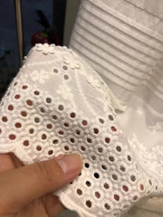 Cyflymder  white skirt women cotton midi skirt spring summer skirt streetwear cotton elegant long skirts for women