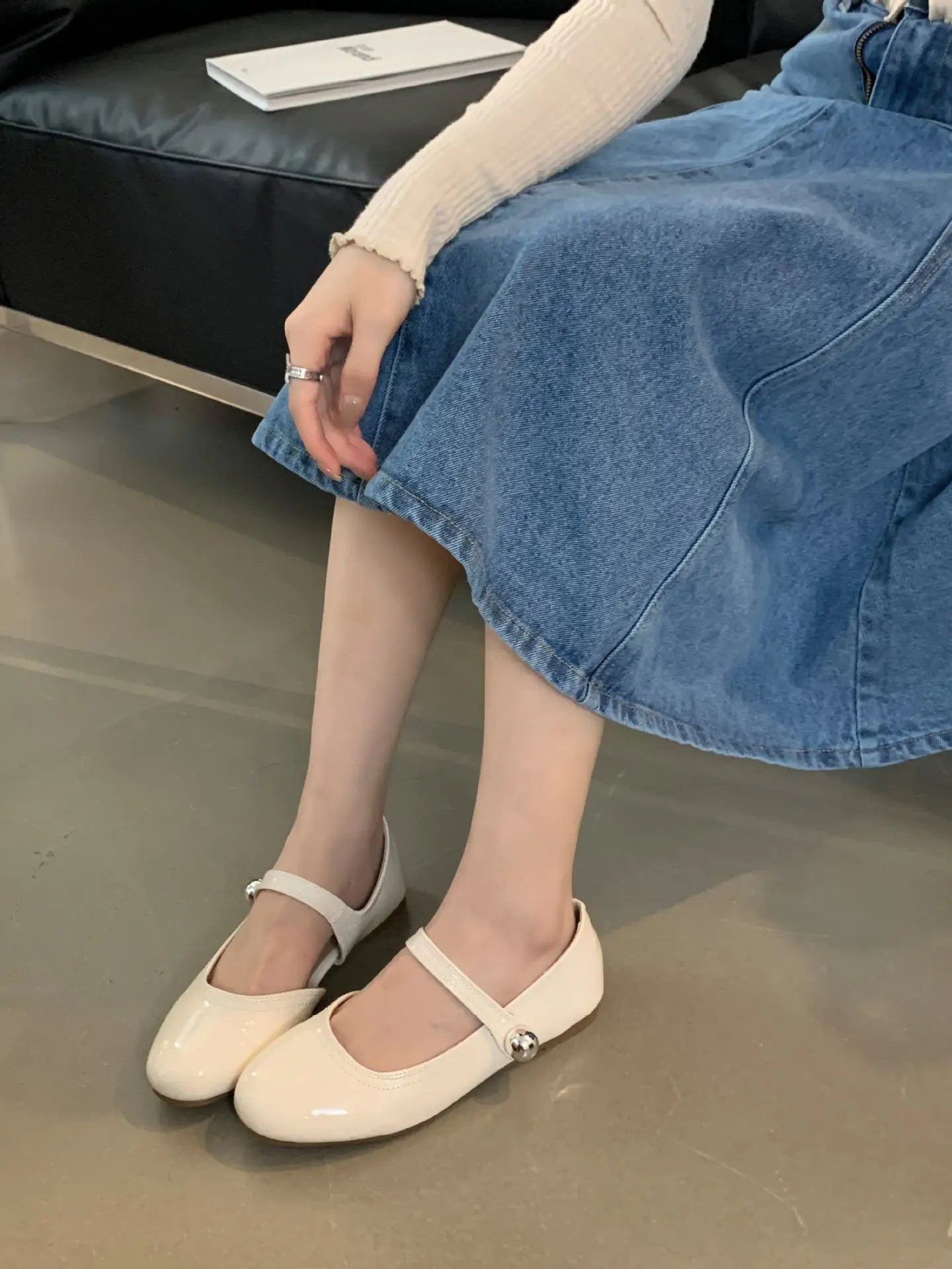 Cyflymder  Round Toe Shoes Woman Casual Female Sneakers Shallow Mouth Flats Modis Autumn New Dress Winter Cute Fall Comfortable Leisur