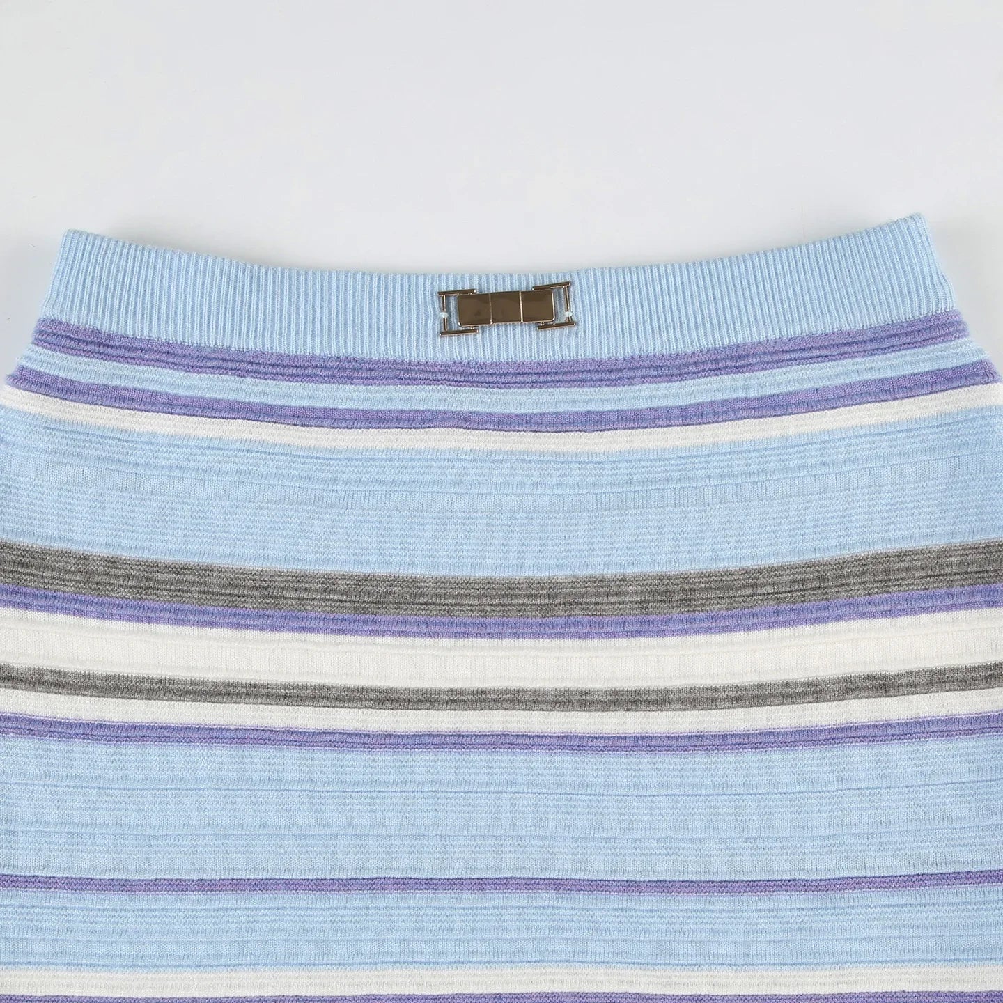 Cyflymder  Striped Contrast Mini Skirt Set Women's Sleeveless Backless Sling Vest High Waist Skirt Set Lady Casual Slim Dress Set
