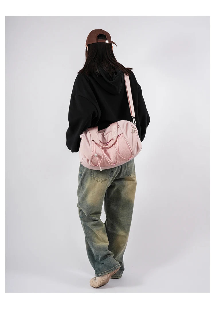 Cyflymder  High-capacity All Match Fashion Shoulder Bag Y2k Aesthetic Fashion Women Gym Bags Korean Chic Casual Travel Handbags Crossbody