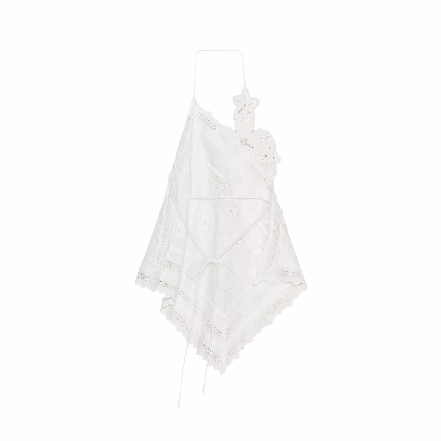 Cyflymder  Asymmetric Faionable Women's Top Z 2025 New Collection Floral Design Outerwear Regular Length Other Material