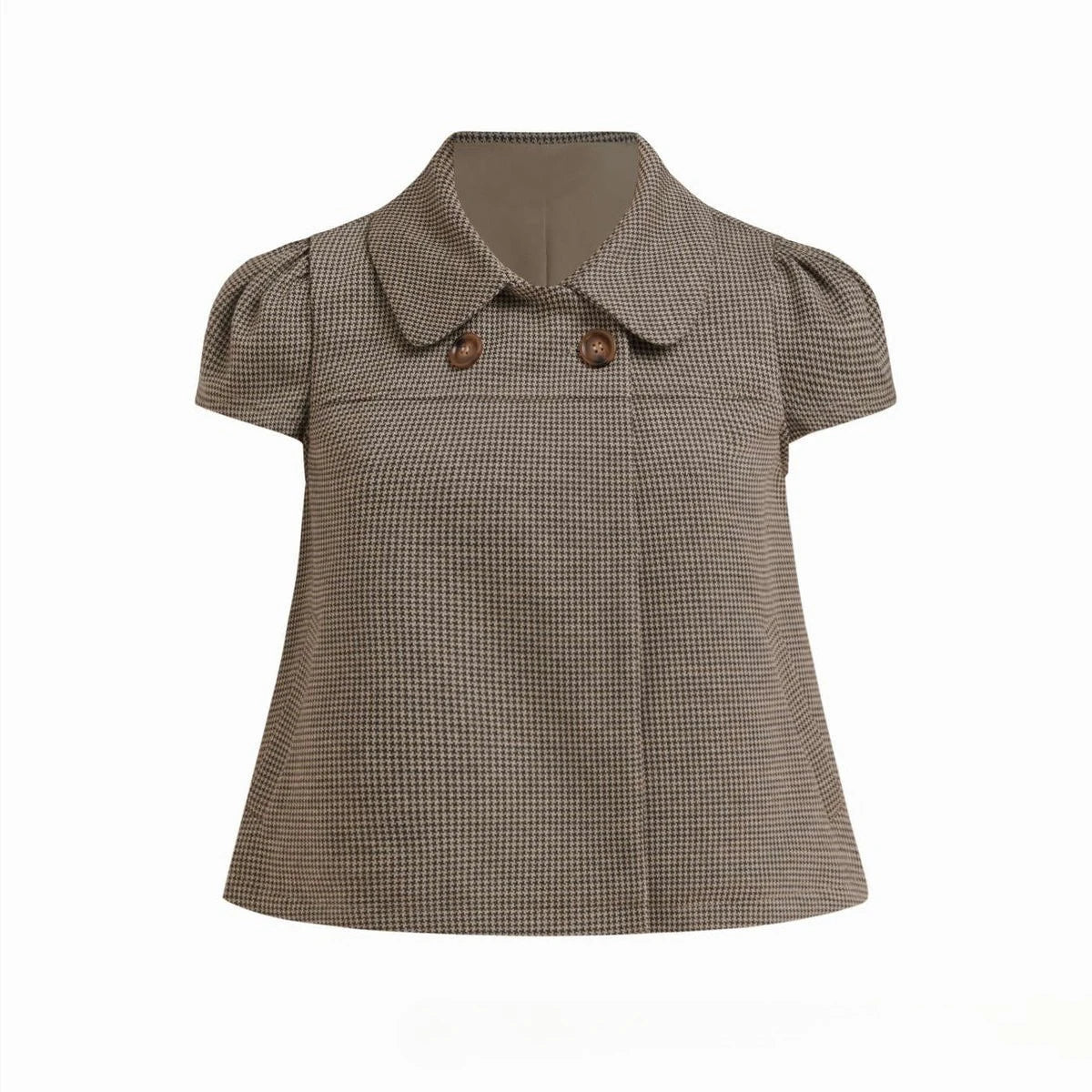 Cyflymder  New Vintage Office Lady Y2K Goth Shirt Slim Waist Elegant All-match Flying Sleeve Blouses Creativity Ruched Casual Moda Blusas