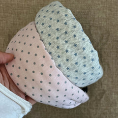 Cyflymder  1PC Cute Star Polka Dot Wide Headband, Soft Sweet Hair Hoop, Heighten Cranial Top Face Slimming Women Fashion Hair Accessories