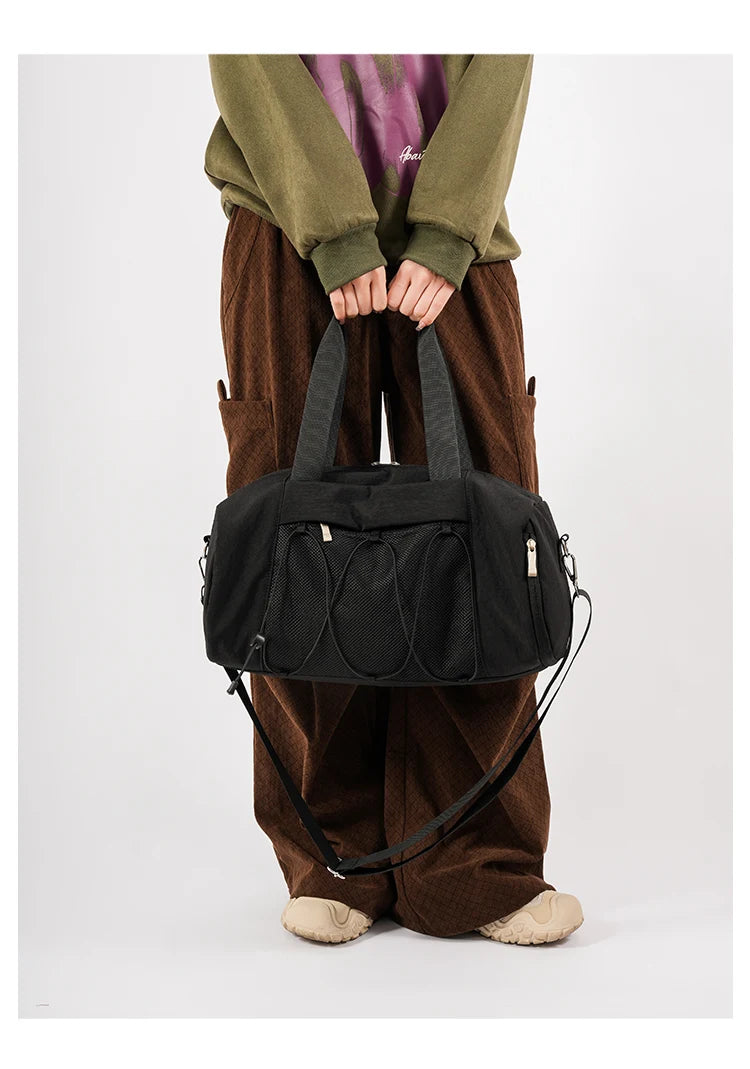 Cyflymder  High-capacity All Match Fashion Shoulder Bag Y2k Aesthetic Fashion Women Gym Bags Korean Chic Casual Travel Handbags Crossbody