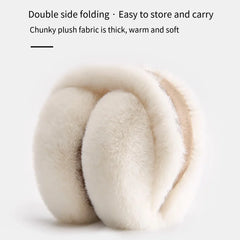 Cyflymder Korea Suede Warm Ear Muffs Ladies Outdoor Cycling Thickened Cold Ear Muffs Warm Headphones Cold Earplugs Winter Accessories