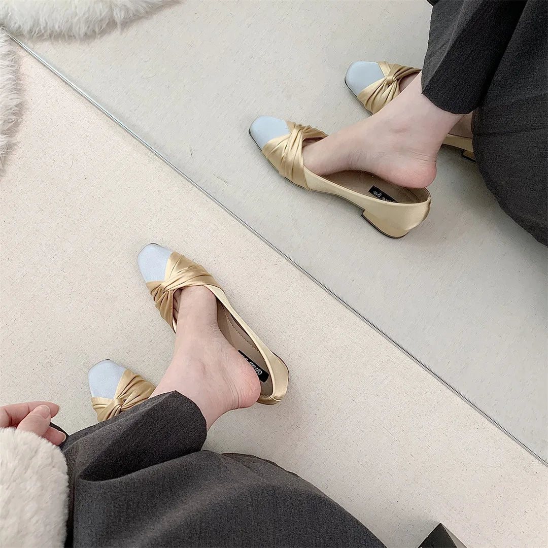 Cyflymder  Shallow Mouth Casual Heels Chunky Sandals Sexy Crossdressers Shoes Branded Pumps Lace-Up Basketball Platform Slip On Footwear Sq