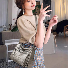 Cyflymder  2 Layers Genuine Brand Leather Shoulder Messenger Luxury Handbags Women Bags Designer High Quality Crossbody Bags for Women Sac
