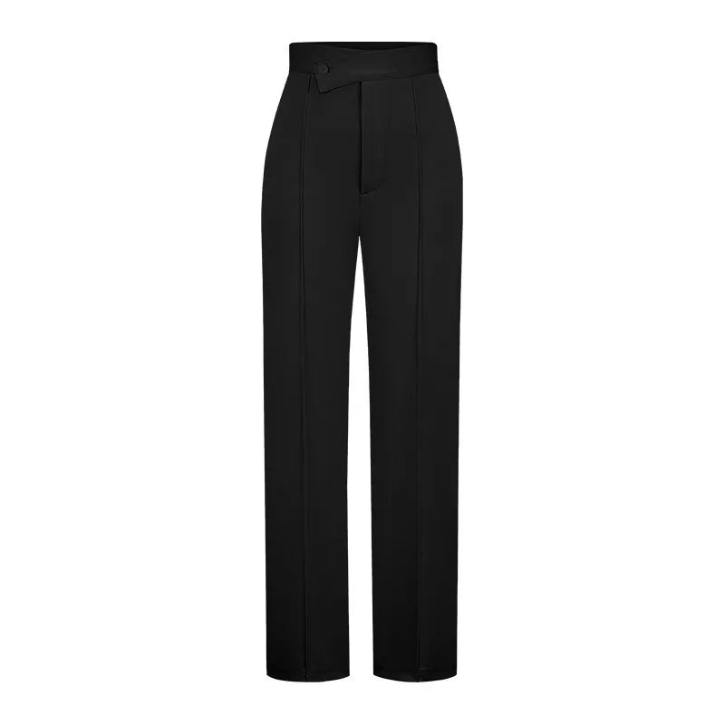 Cyflymder  Latest Fall Women's Pants Stylish High Waisted Flare Trousers Comfortable Workwear Chic Wide Leg Bottoms Trendy Casual Office