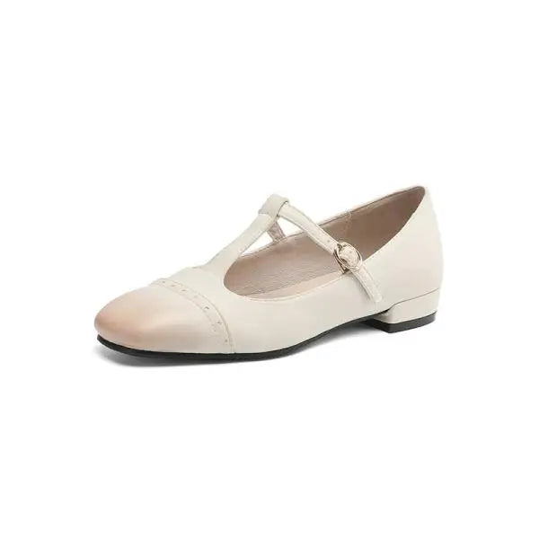 Cyflymder  All-Match Square Toe Low Heels Summer Shoes Ladies Casual Female Sneakers Shallow Mouth Dress Flats Women 2025 Big Size Buckle S
