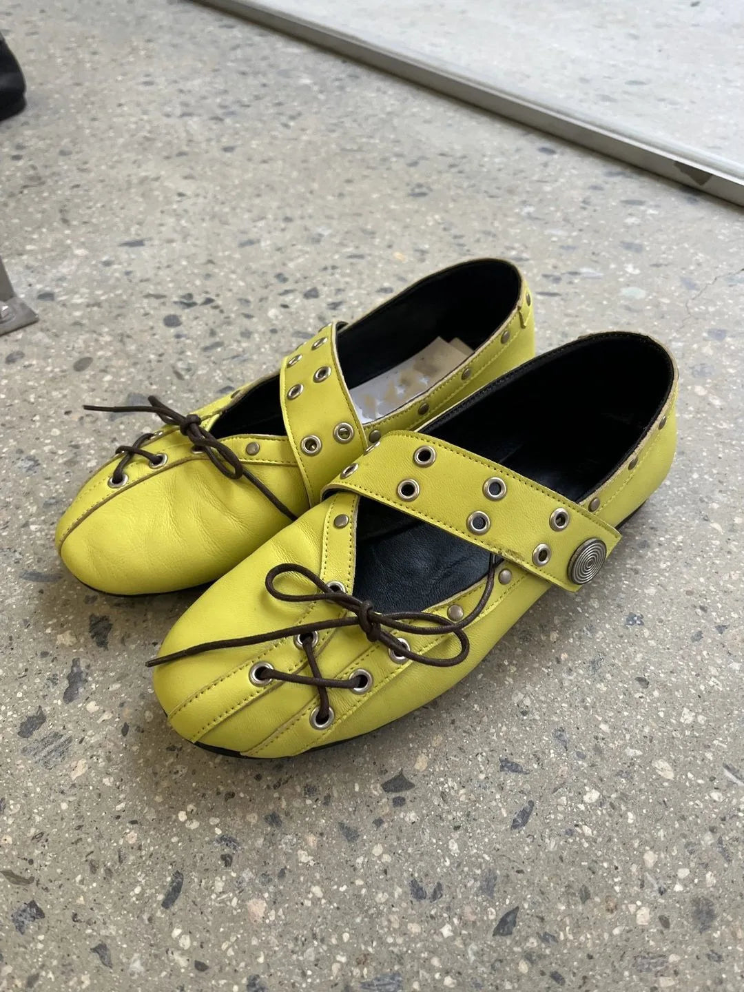 Cyflymder  Fashionable Women's Ballerina Flat Footwear Spring Summer New Casual Lace-Up Round Toe Comfortable Woman Shoes Ladies Loafers