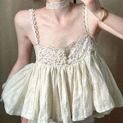 Cyflymder  Summer New High-end Lace Suspender Sexy Shorts Set