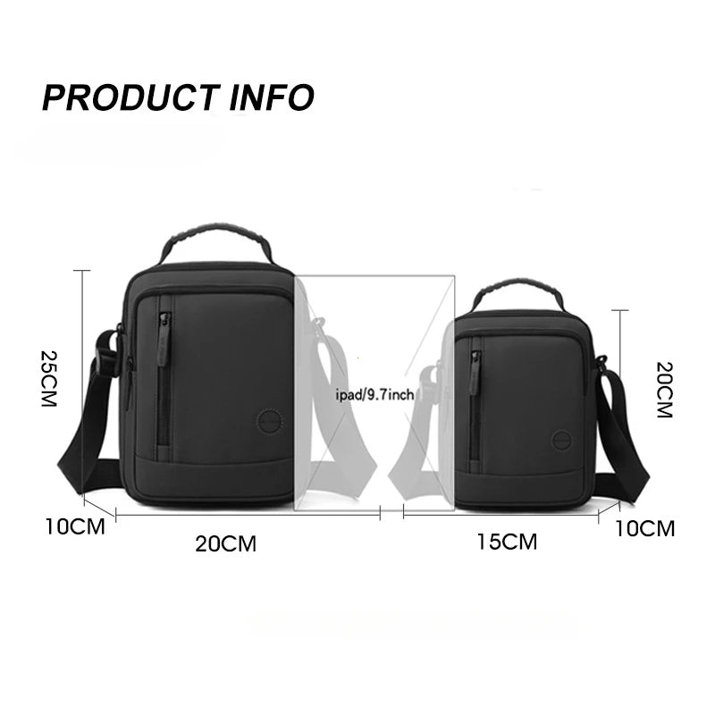 Cyflymder Fashion Casual Men's Handbag Shoulder Bag High Quality Nylon Fabric Man Messenger Bag Stylish Elegant Style Design Men's Bag SAC