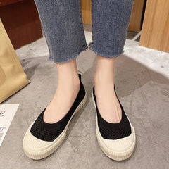 Cyflymder Shallow Mouth Casual Woman Shoe Slip-on Round Toe Female Footwear Loafers With Fur Soft New Slip On Summer Moccasin Dress Leisur