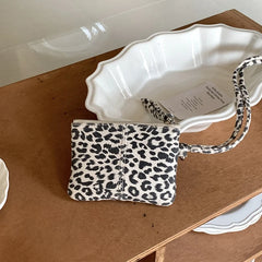 Cyflymder  Vintage Harajuku Mini Handbags Personality Fashion Leopard Neck Bags Y2k Aesthetic Ins Casual Purses Women Trendy Top-Handle Bag